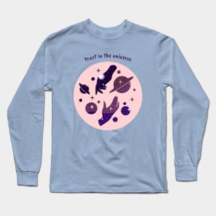 Trust in the universe Cosmic Long Sleeve T-Shirt